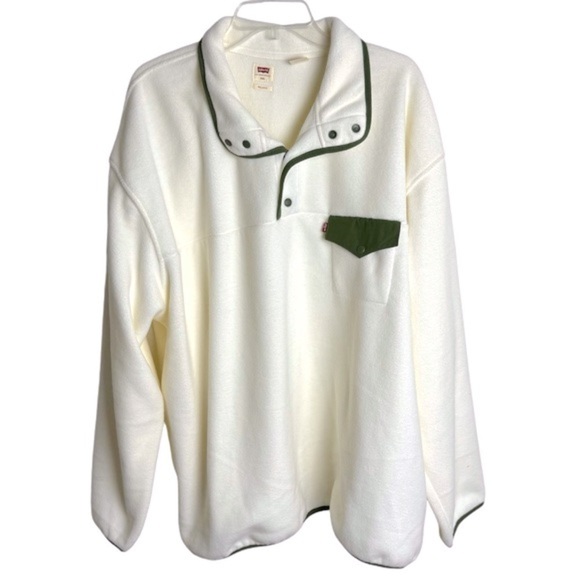 Levi’s Men’s Barstow Relaxed fit fleece Sweatshirt size XXL - Picture 4 of 8